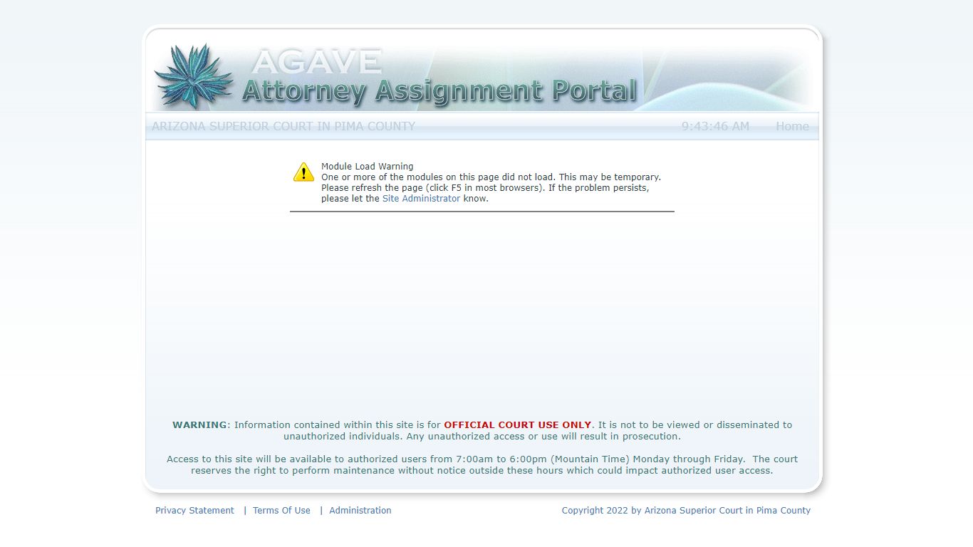 Agave Attorney Assignment Portal - PAN Search Utility